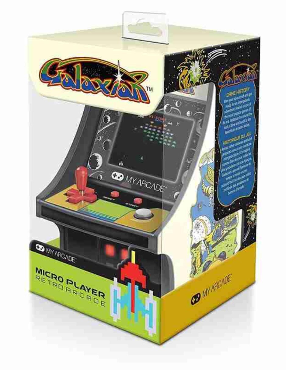 MAQUINITA 6 PULG MICRO PLAYER MY ARCADE RETRO GALAXIAN
