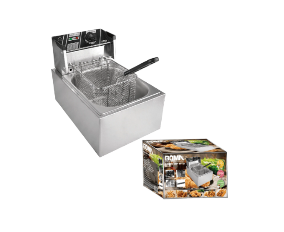 Freidora Electrica BOMA BM-81 Capacidad de Hasta 6 Lt