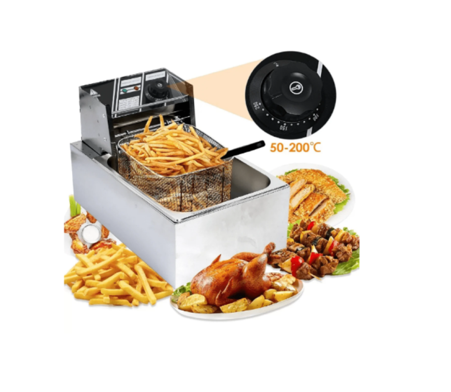 Freidora Electrica BOMA BM-81 Capacidad de Hasta 6 Lt