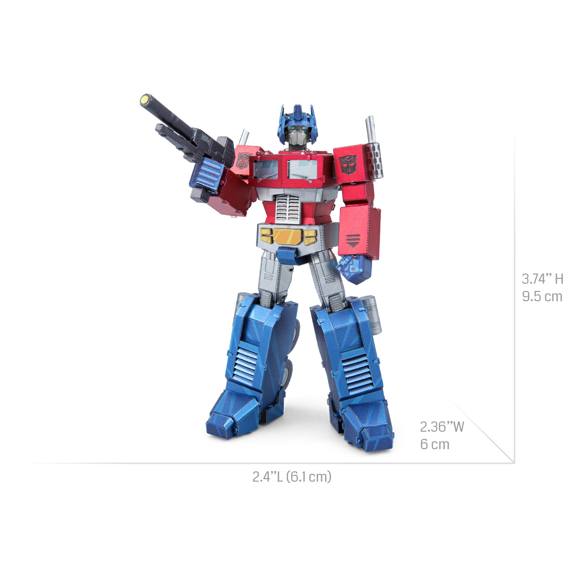Rompecabezas Metálico 3d Optimus Prime.