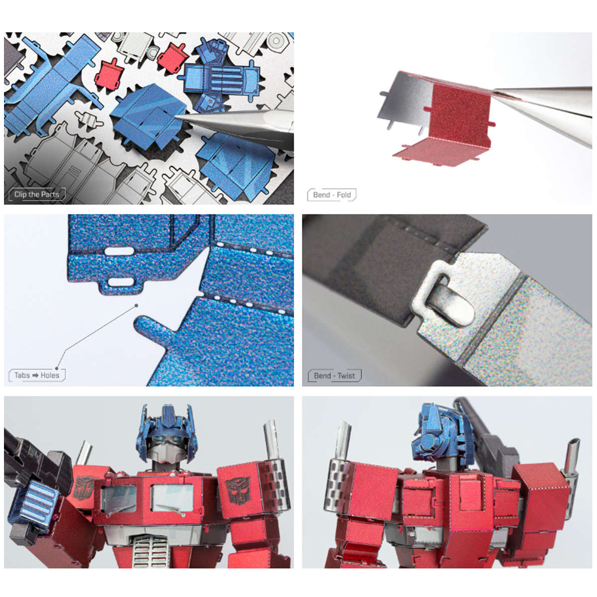 Rompecabezas Metálico 3d Optimus Prime.
