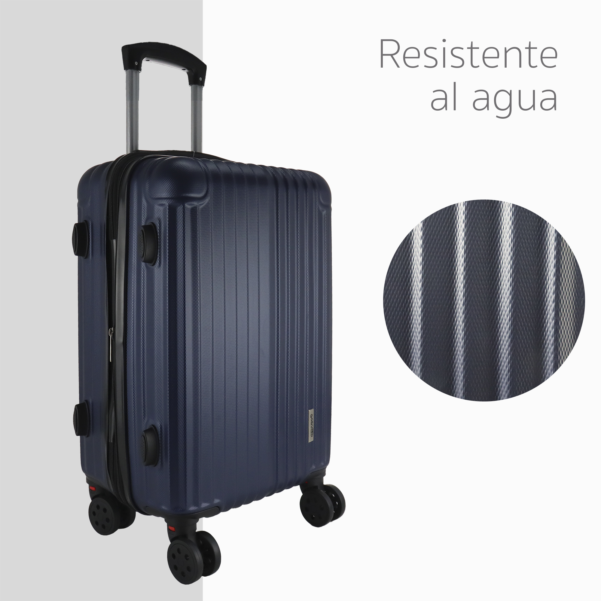 Samsonite Equipaje con ruedas giratorias rígidas, plateado, Equipaje con  ruedas giratorias rígidas