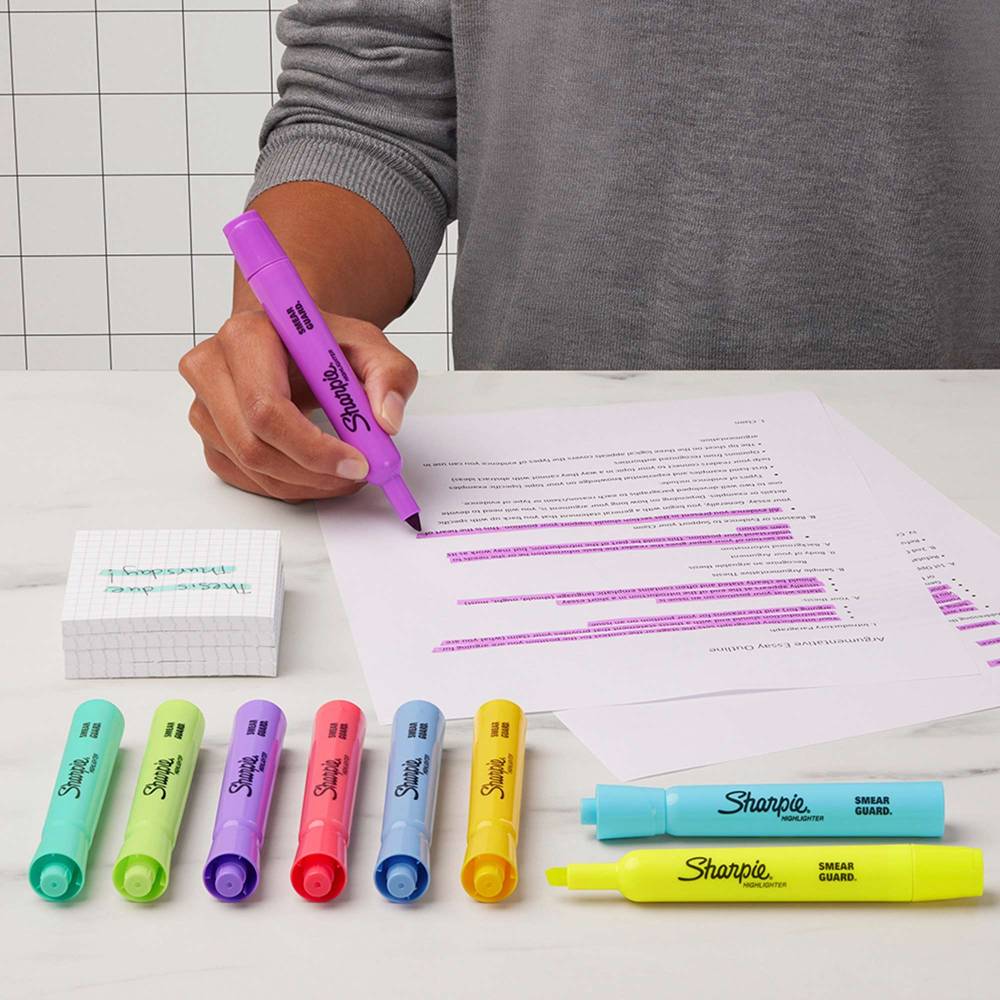 Sharpie Marcadores de Texto Resaltadores Pastel, Pocket y Tank, 16 piezas