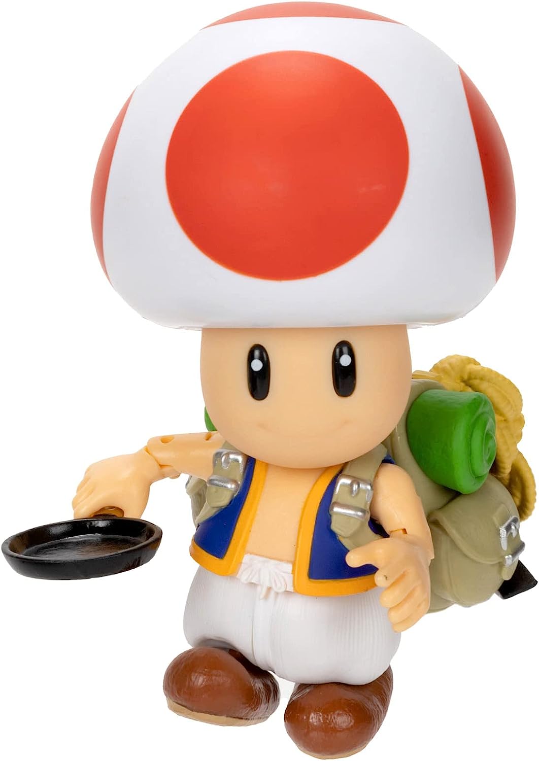 Figura Toad Articulada 12cm Original De La Película Super Mario Bros  