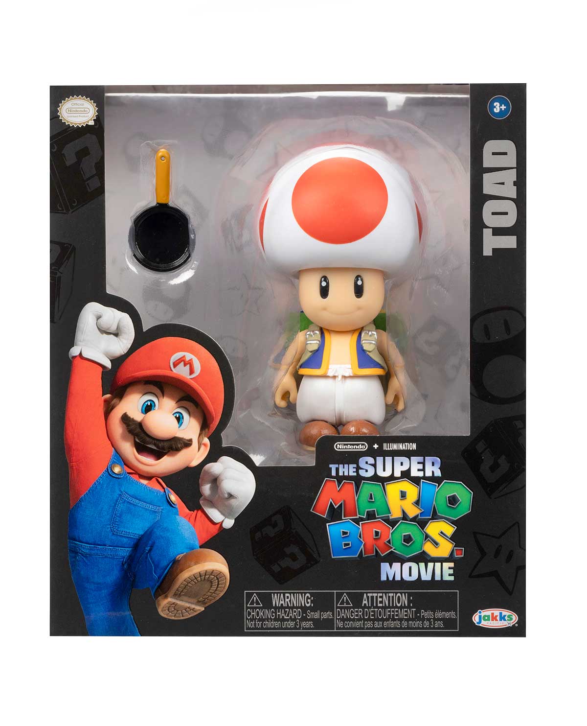 Figura Toad Articulada 12cm Original De La Película Super Mario Bros  