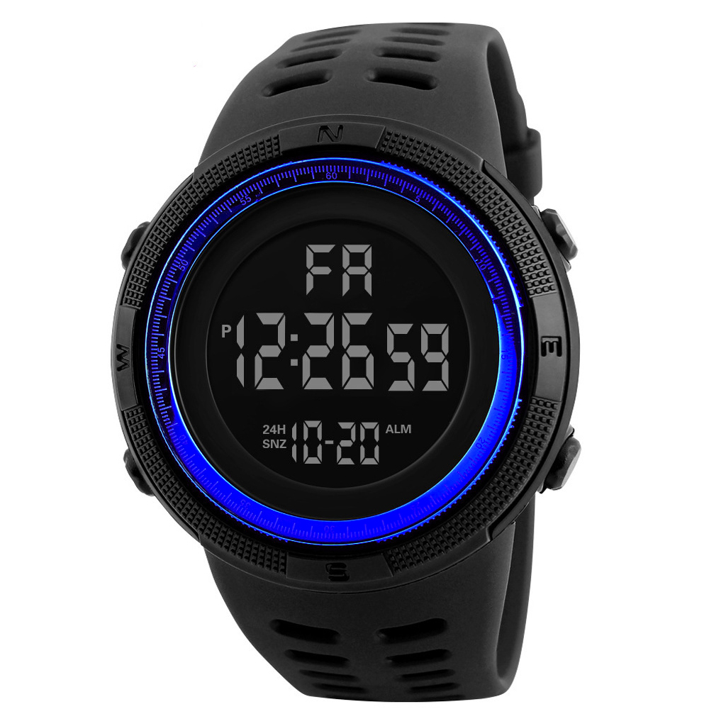 Reloj Digital Deportivo Para Hombre Original Azul Rey