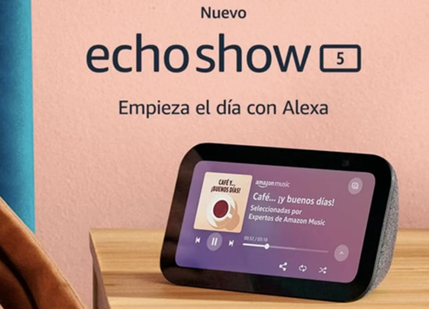 Bocina Amazon Echo Show 5 3ra Generación 5.5 Pulgadas Negra