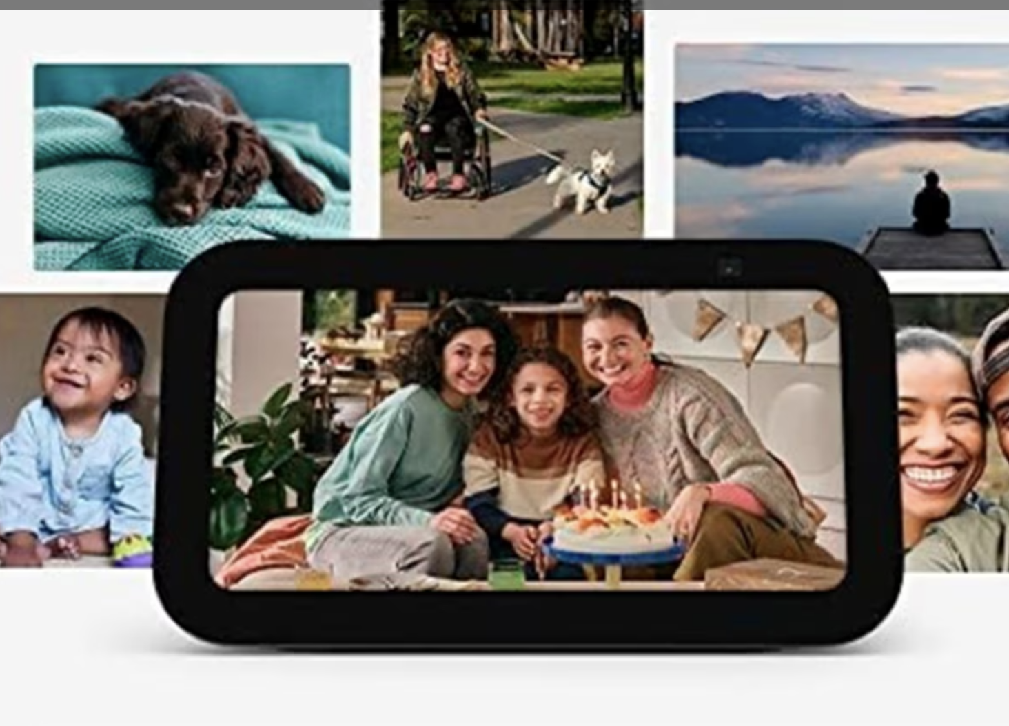 Bocina Amazon Echo Show 5 3ra Generación 5.5 Pulgadas Negra