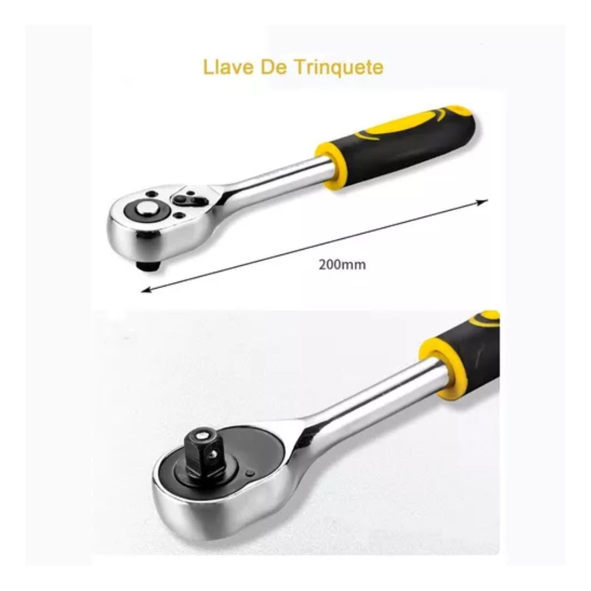 Juego De Herramientas Mecánicas Desarmadores Goxawee 108 pcs, Negro con Amarillo