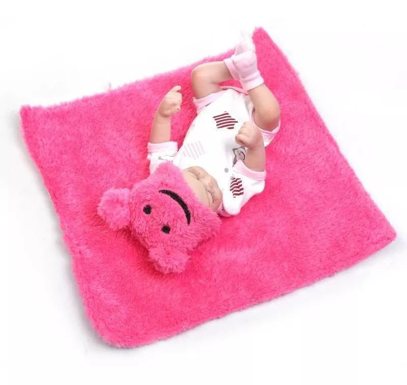Muñeca De Bebé Reborn 25cm De Silicona Suave