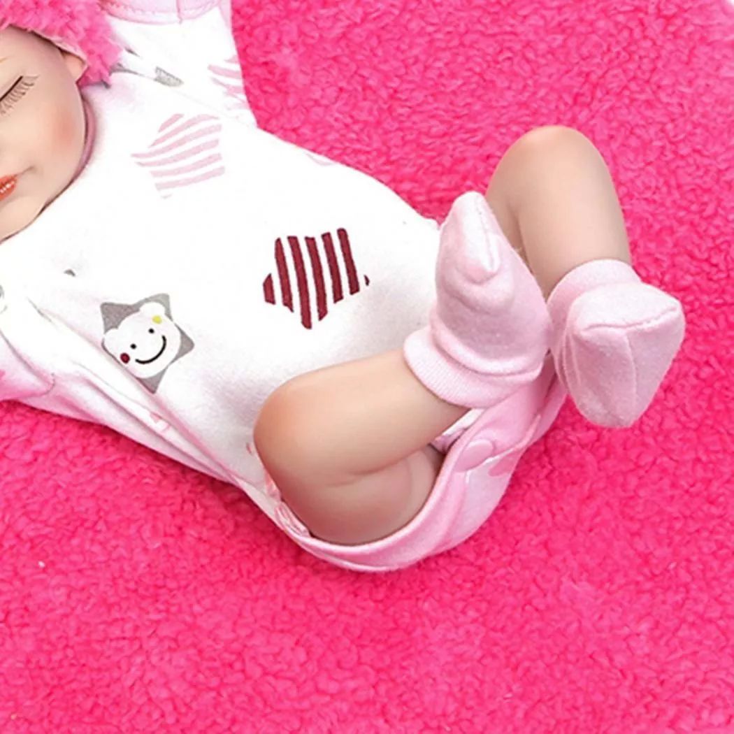 Muñeca De Bebé Reborn 25cm De Silicona Suave