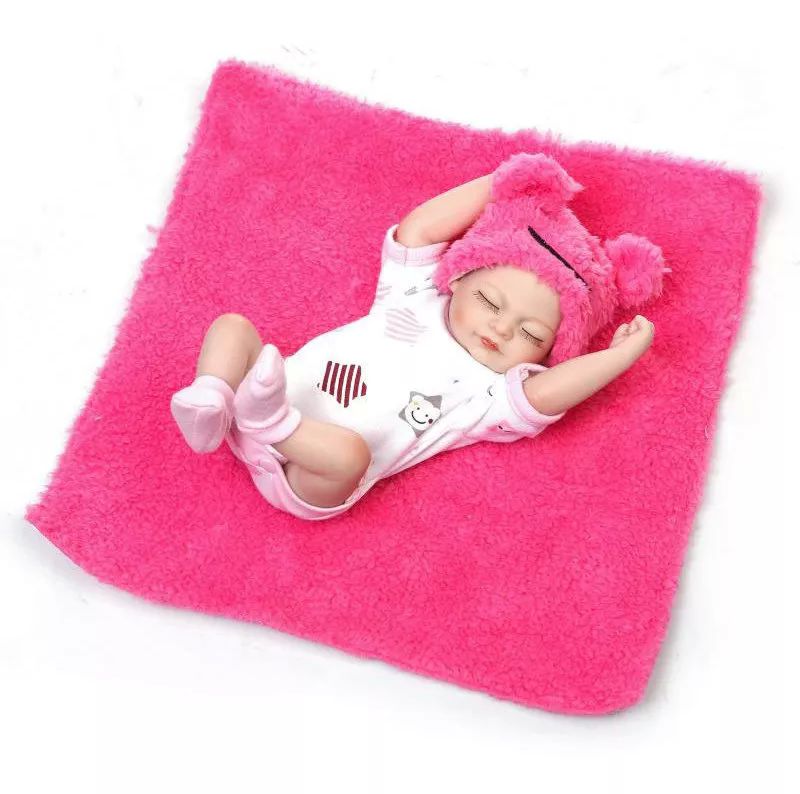 Muñeca De Bebé Reborn 25cm De Silicona Suave