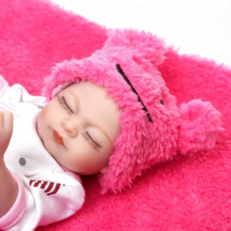 Muñeca De Bebé Reborn 25cm De Silicona Suave