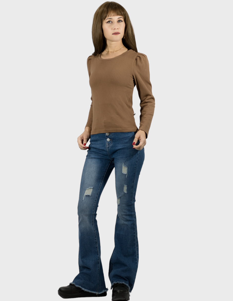 Suéter Mujer suéteres Casual Sweater Dama Blusa Manga Largo