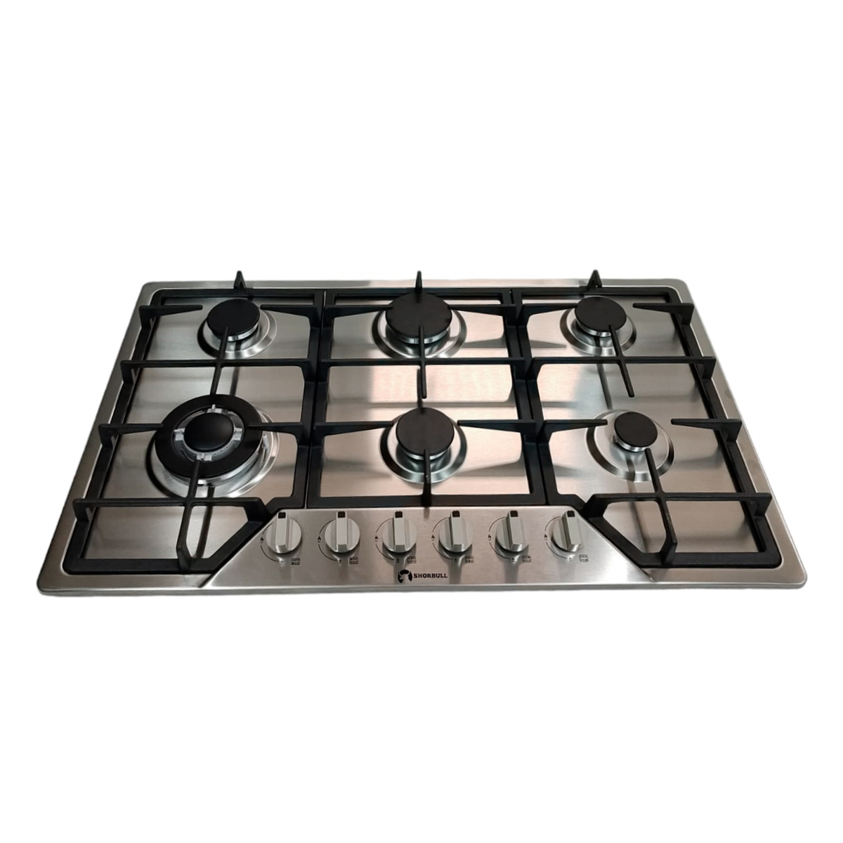 Estufa parrilla empotrable de Acero Inoxidable de 6 quemadores Shorbull