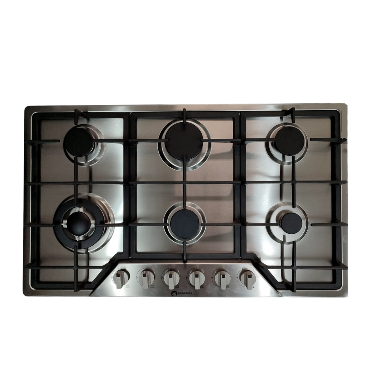 Estufa parrilla empotrable de Acero Inoxidable de 6 quemadores Shorbull