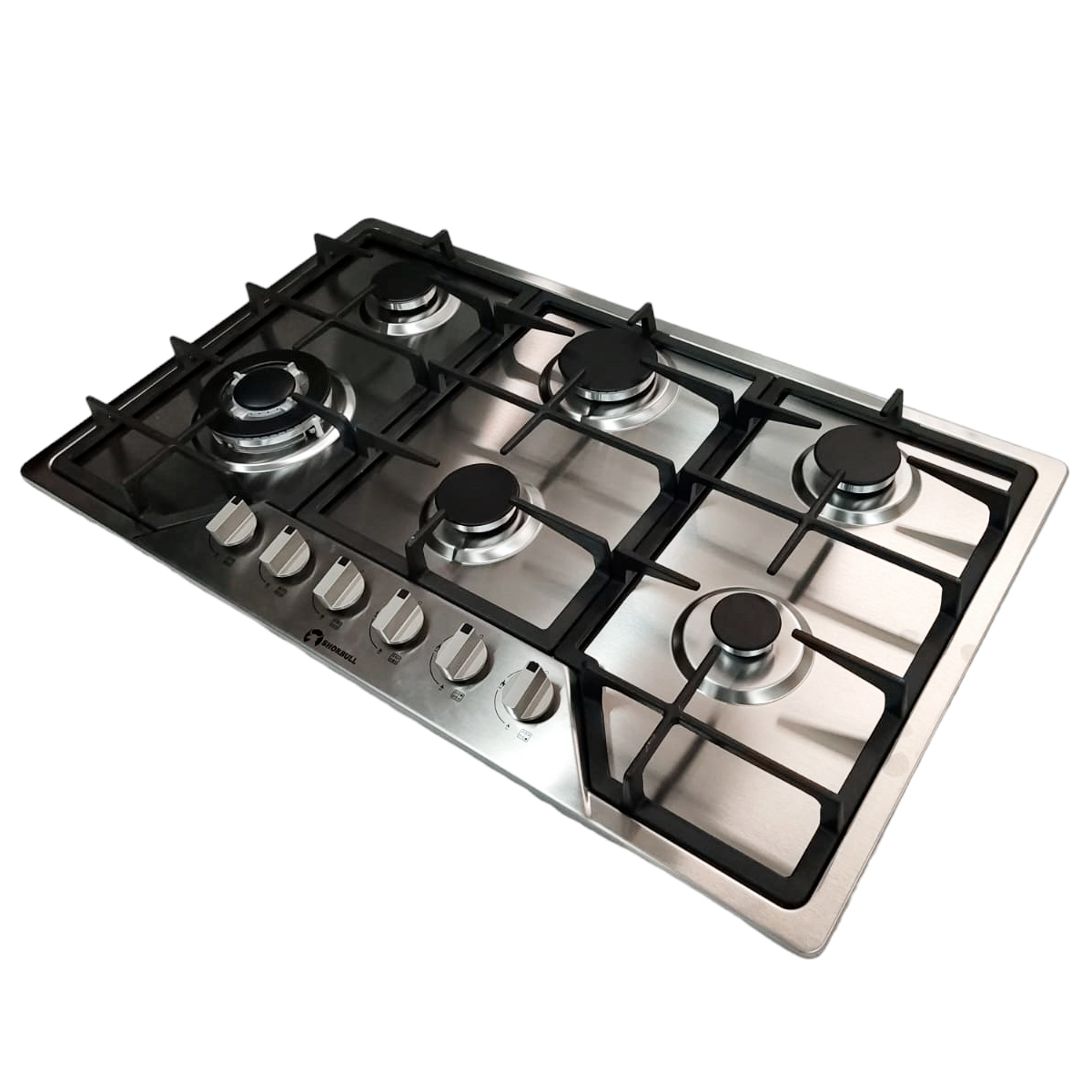 Estufa parrilla empotrable de Acero Inoxidable de 6 quemadores Shorbull