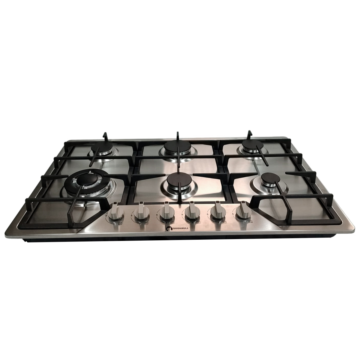 Estufa parrilla empotrable de Acero Inoxidable de 6 quemadores Shorbull