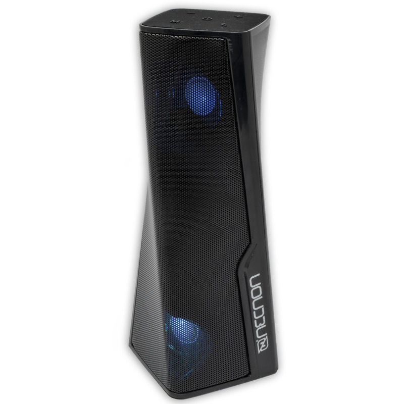 Necnon Bocina Portátil NB-02 TWS, Bluetooth, Inalámbrico, USB, Negro