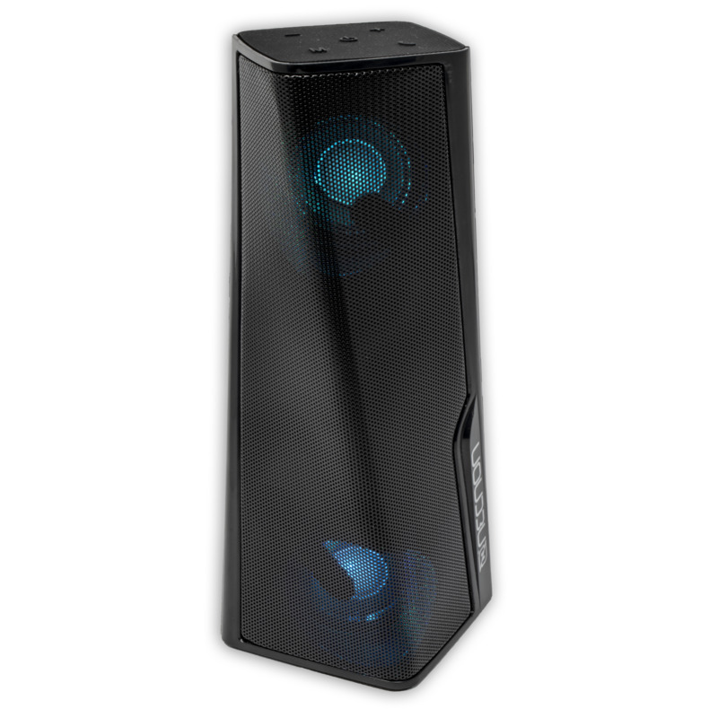 Necnon Bocina Portátil NB-02 TWS, Bluetooth, Inalámbrico, USB, Negro