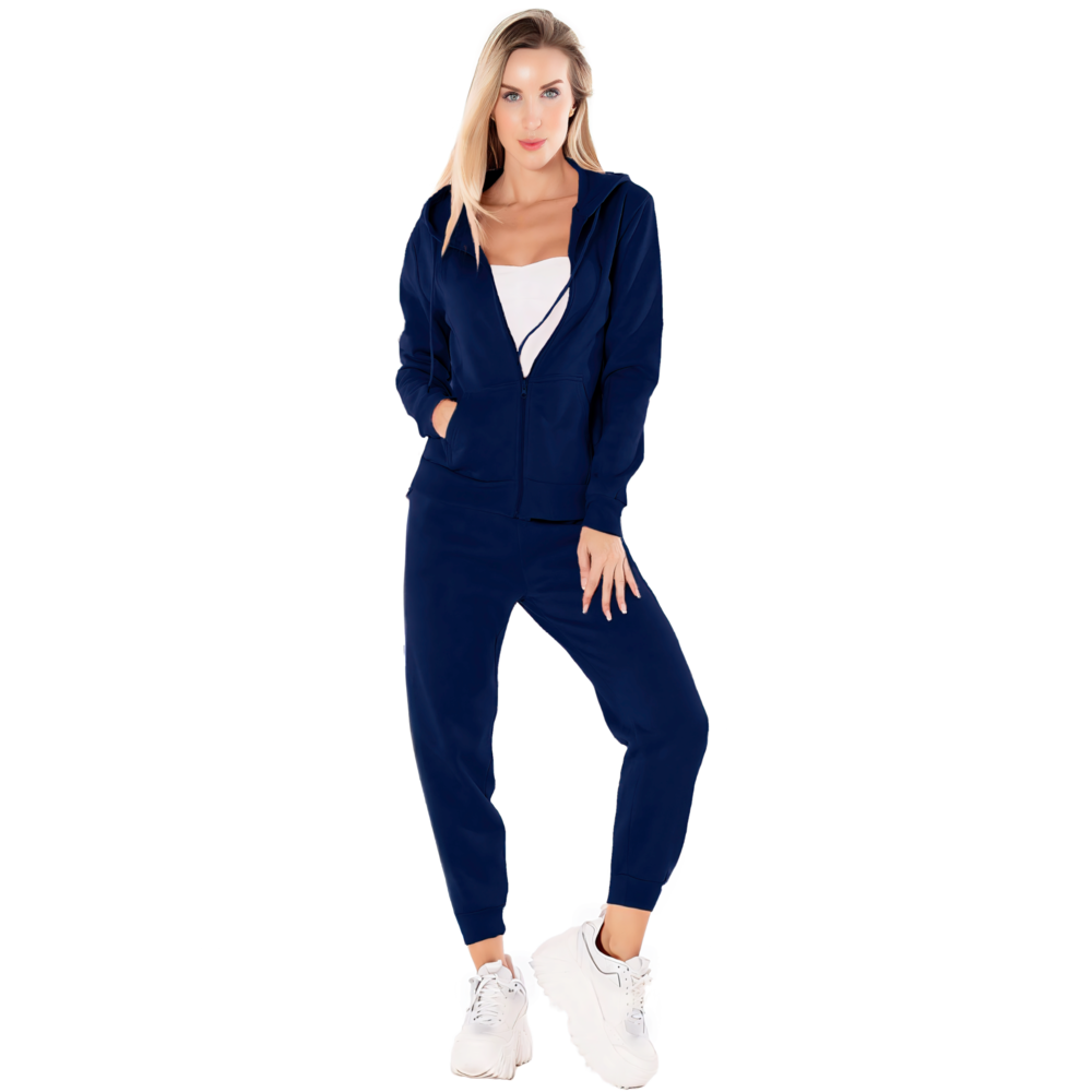 Conjunto Mujer Térmico Pant Y Sudadera Capucha Set De Pants