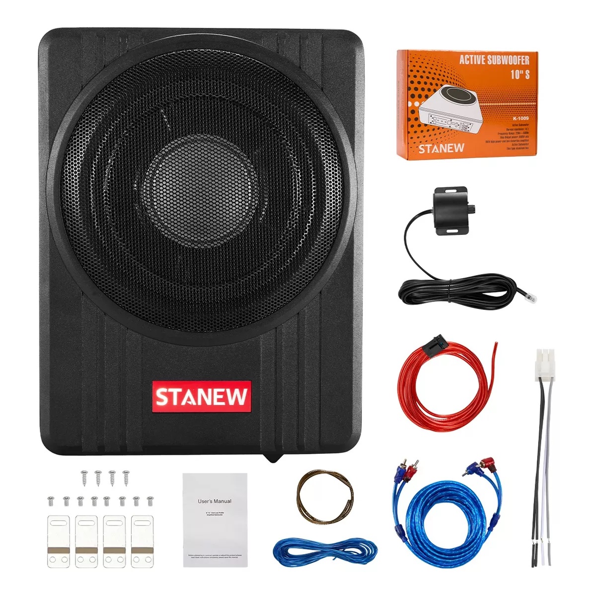 Bocina Subwoofer Amplificado De 10 In 600w Para Auto