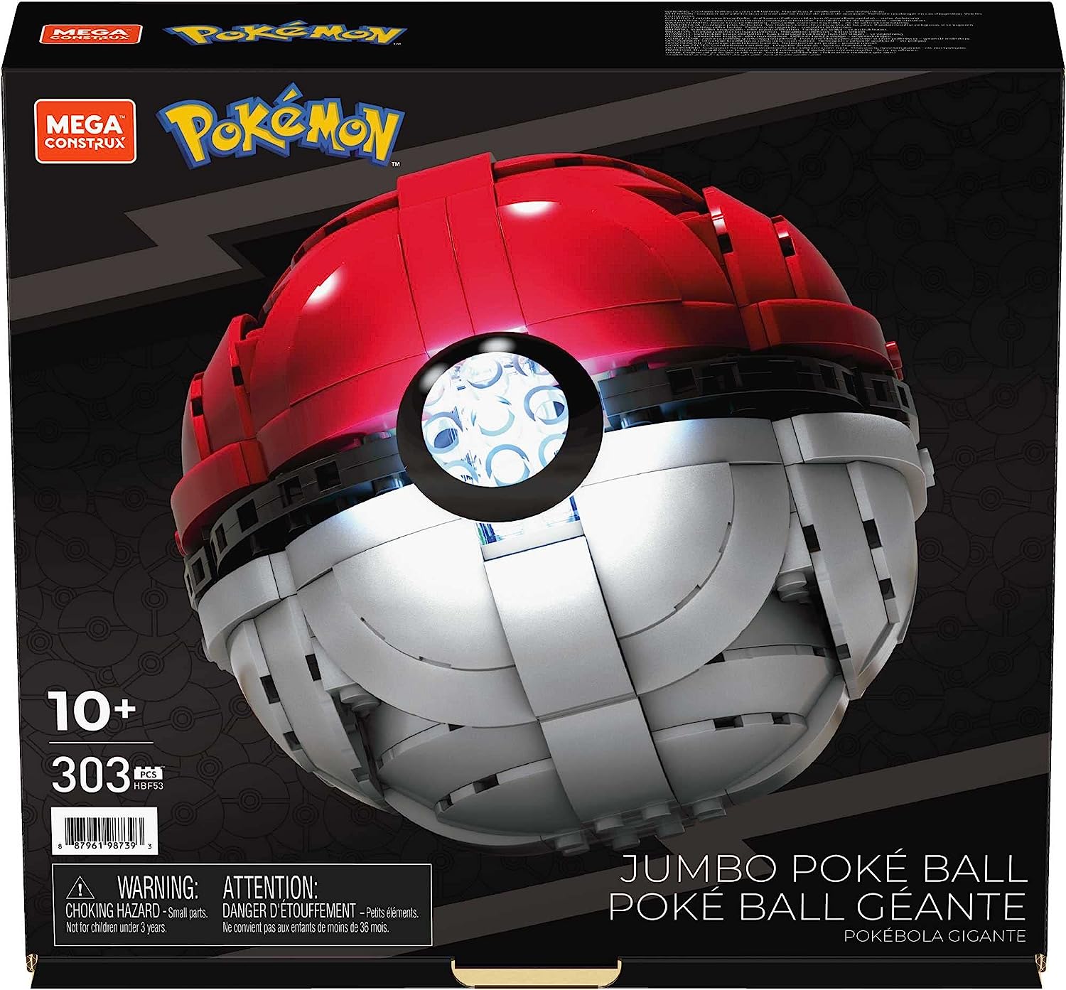 MEGA Pokémon Juguete de Construcción Gran Pokébola Jumbo