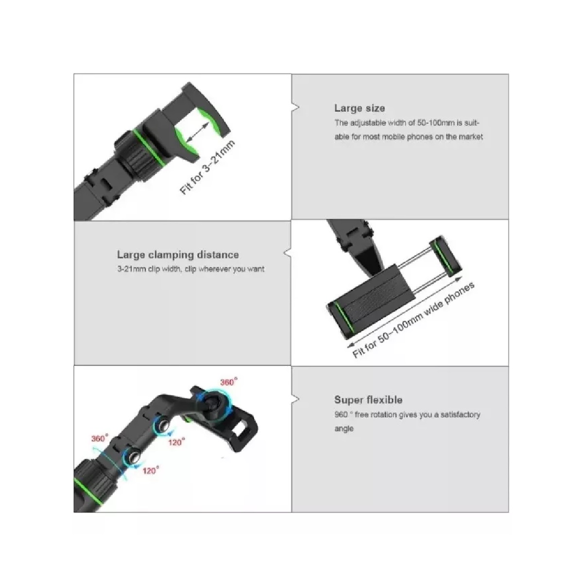 Soporte De Celular Base De Micrófono Atril Pedestal Tripie.