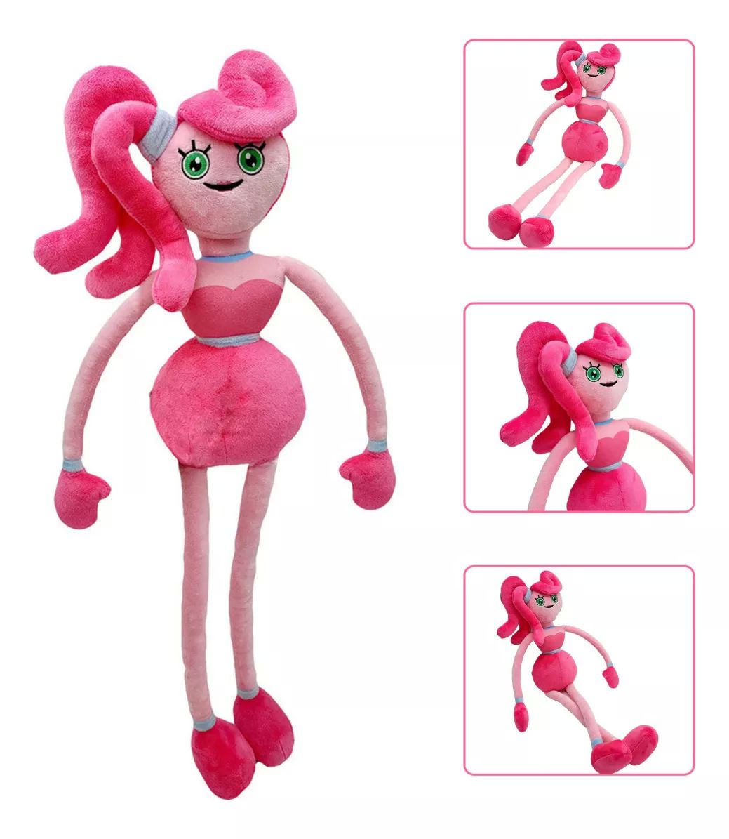Muñeco De Peluche Poppy Playtime Mommy Long Legs Rosa Y 63cm