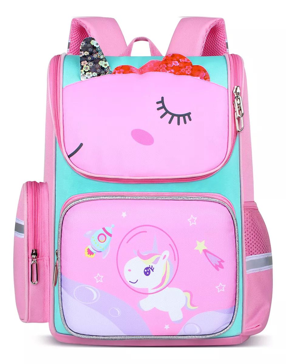 Mochila Infantil Dinosaurio Caballito Para Niños Niñas Escolar Primaria 