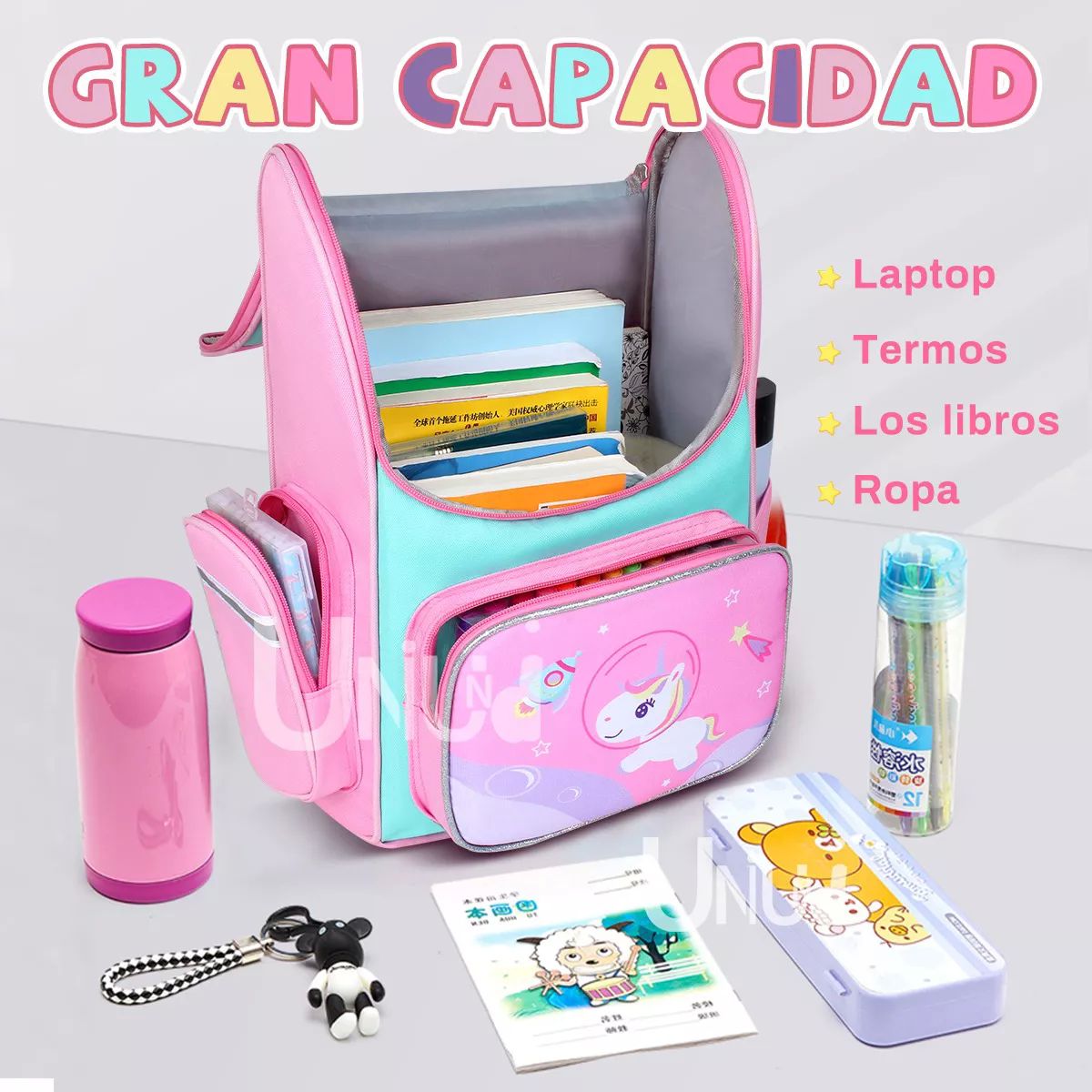 Mochila Escolar Infantil Kawaii Para Niña Primariasde 5 Años