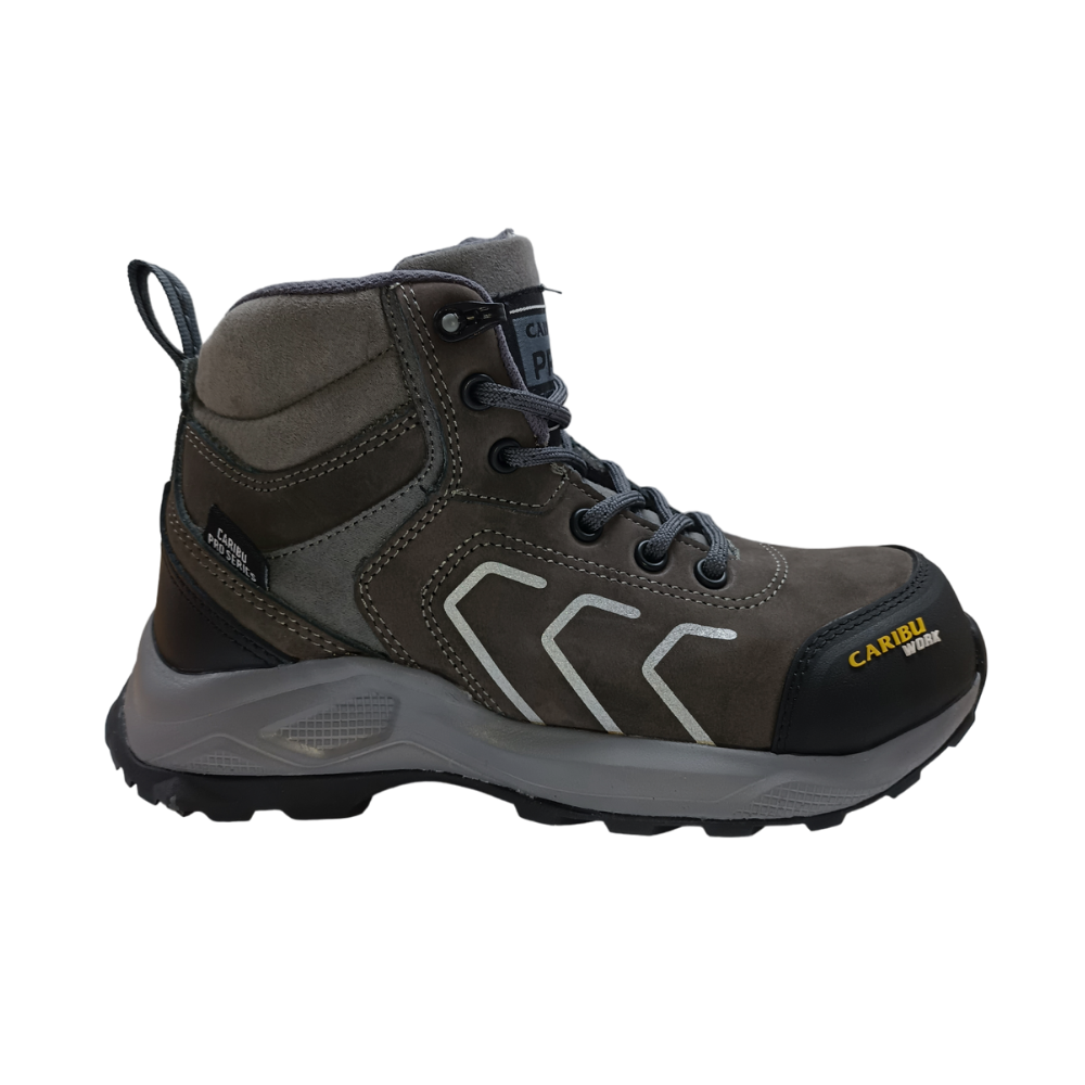 Bota De Seguridad Industrial Caribu 349 Gris