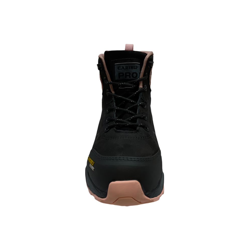 Bota De Seguridad Industrial Para Mujer Caribu 349 Rosa