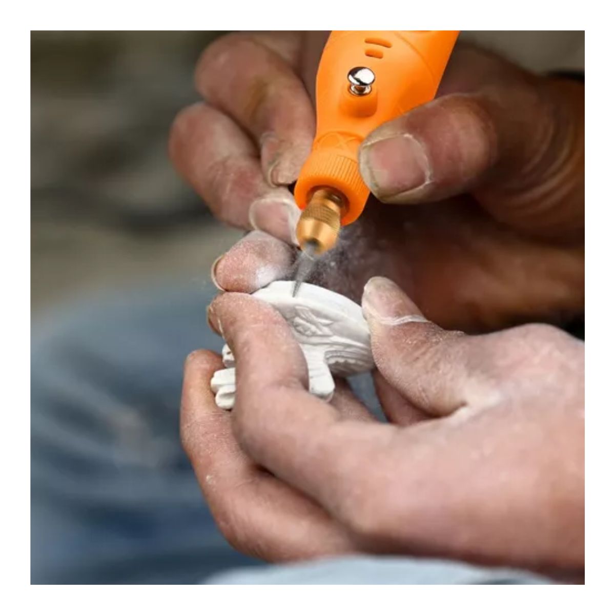 Mini Mototool Taladro Pulido Accesorios Naranja Vino/PLATA 