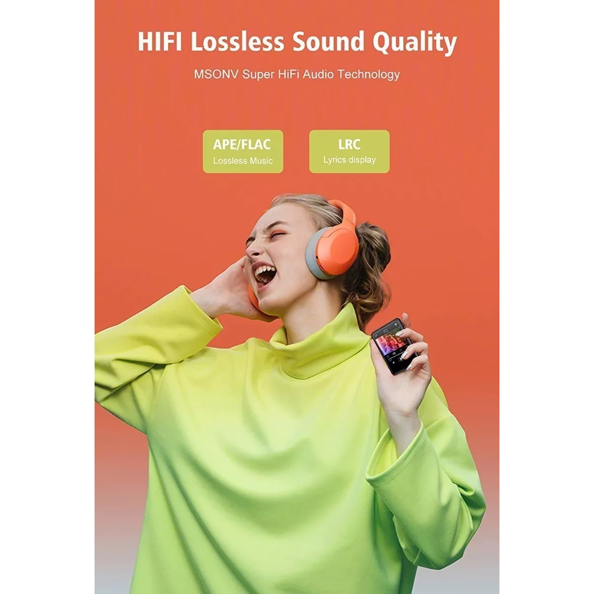 Reproductor De Música Digital Mp3 Mp4 32g Con Pantalla Tácti