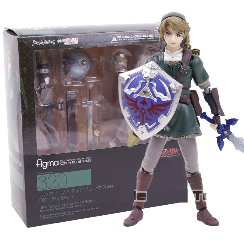 Link Twilight Princess Dx 320 Zelda Figma Nendoroid Figura