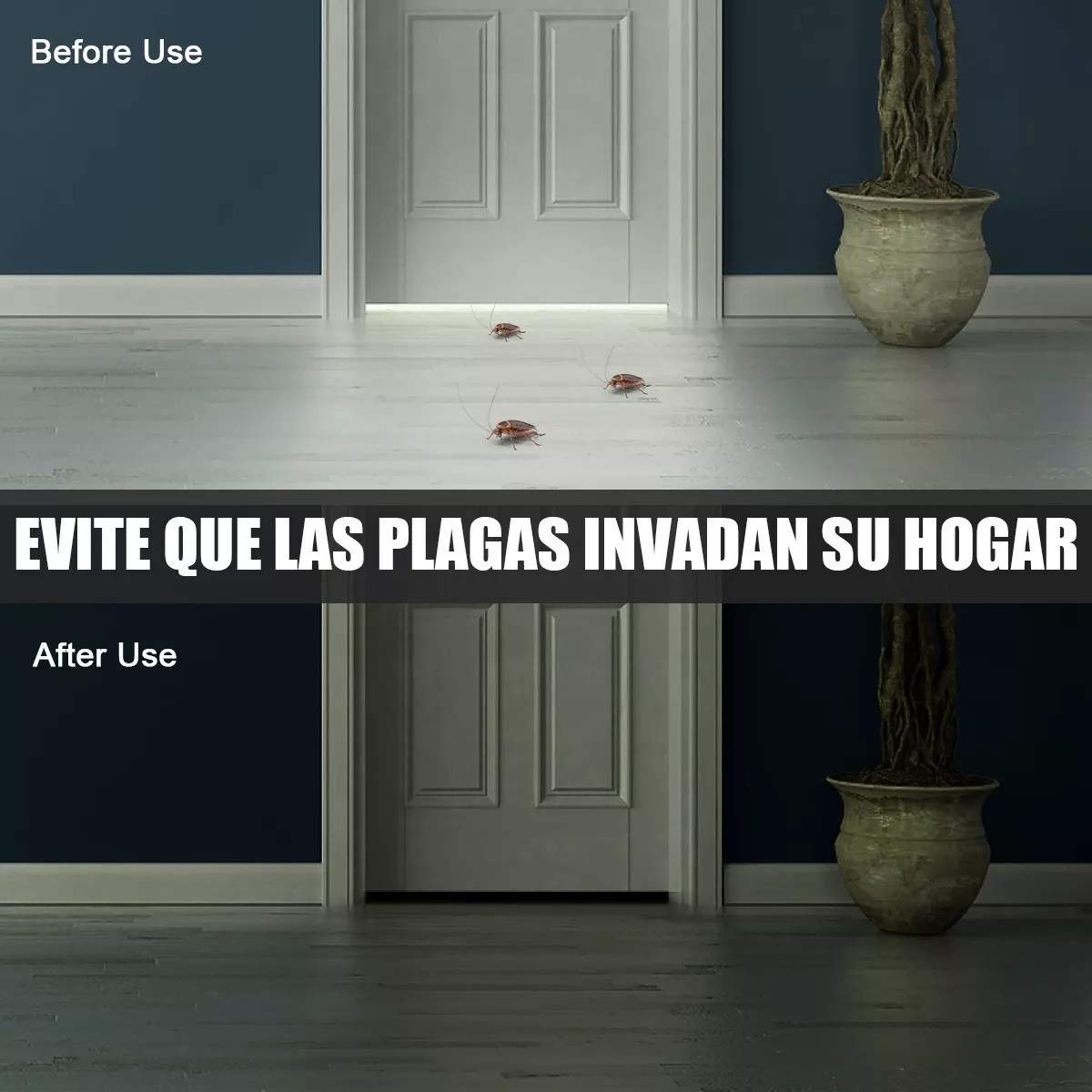 Guardapolvo Para Puertas Unilateral Evita Insectos Y Polvo