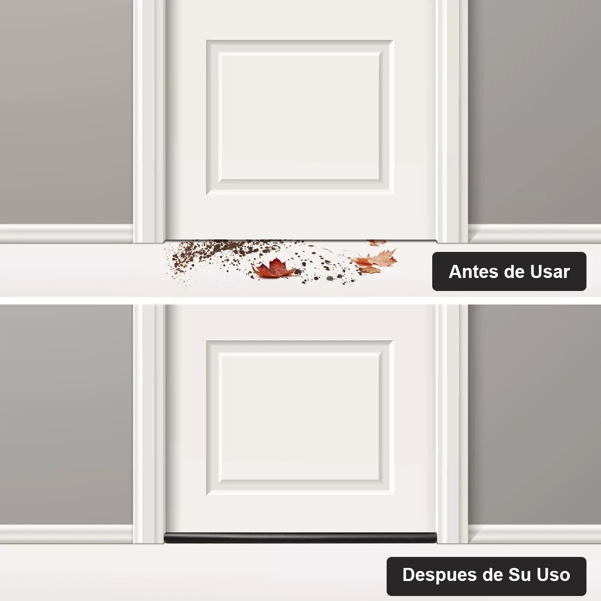 Guardapolvo Para Puertas Unilateral Evita Insectos Y Polvo