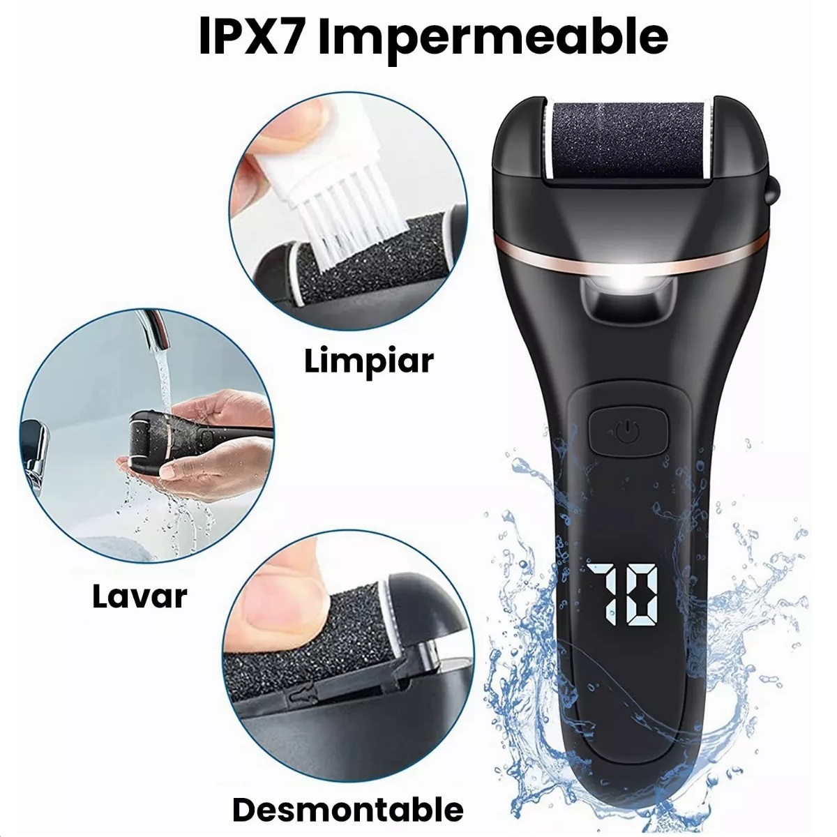 Removedor De Callos Eléctrico Limas Para Pies 18 Piezas