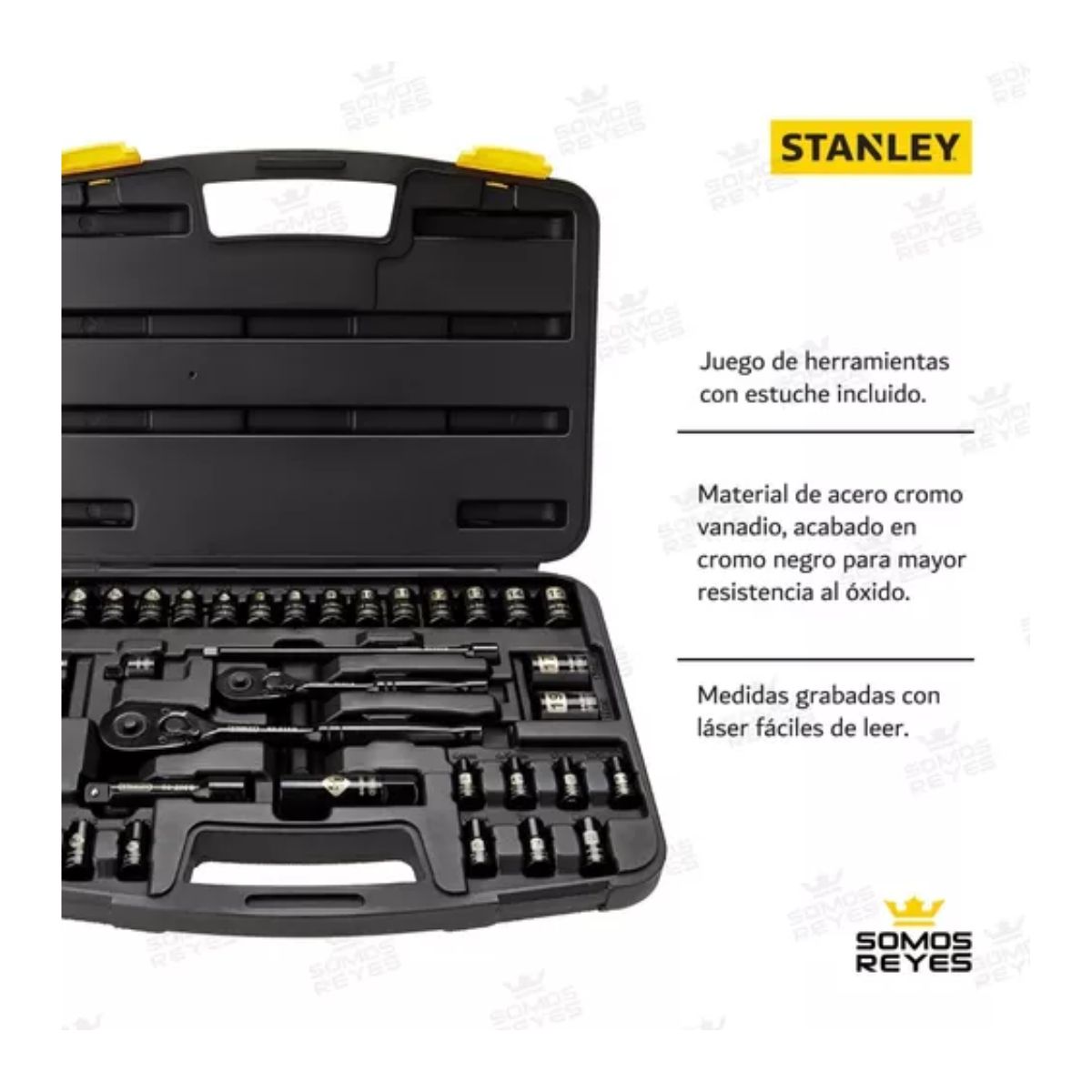 Autocle Juego Herramientas 37 Pc Cromo Negro 