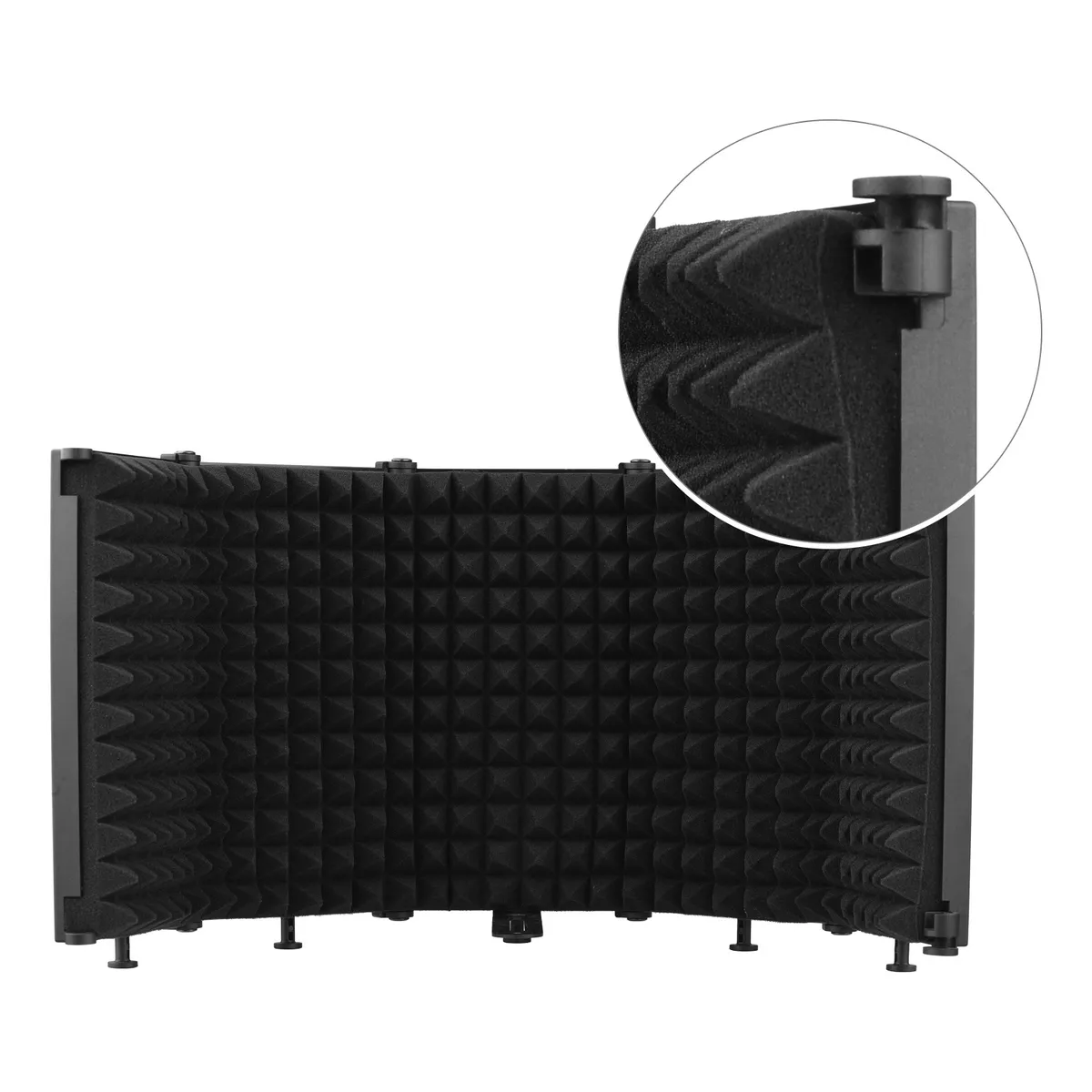 Escudo De Aislamiento De Micrófono Plegable Sonido De Micróf