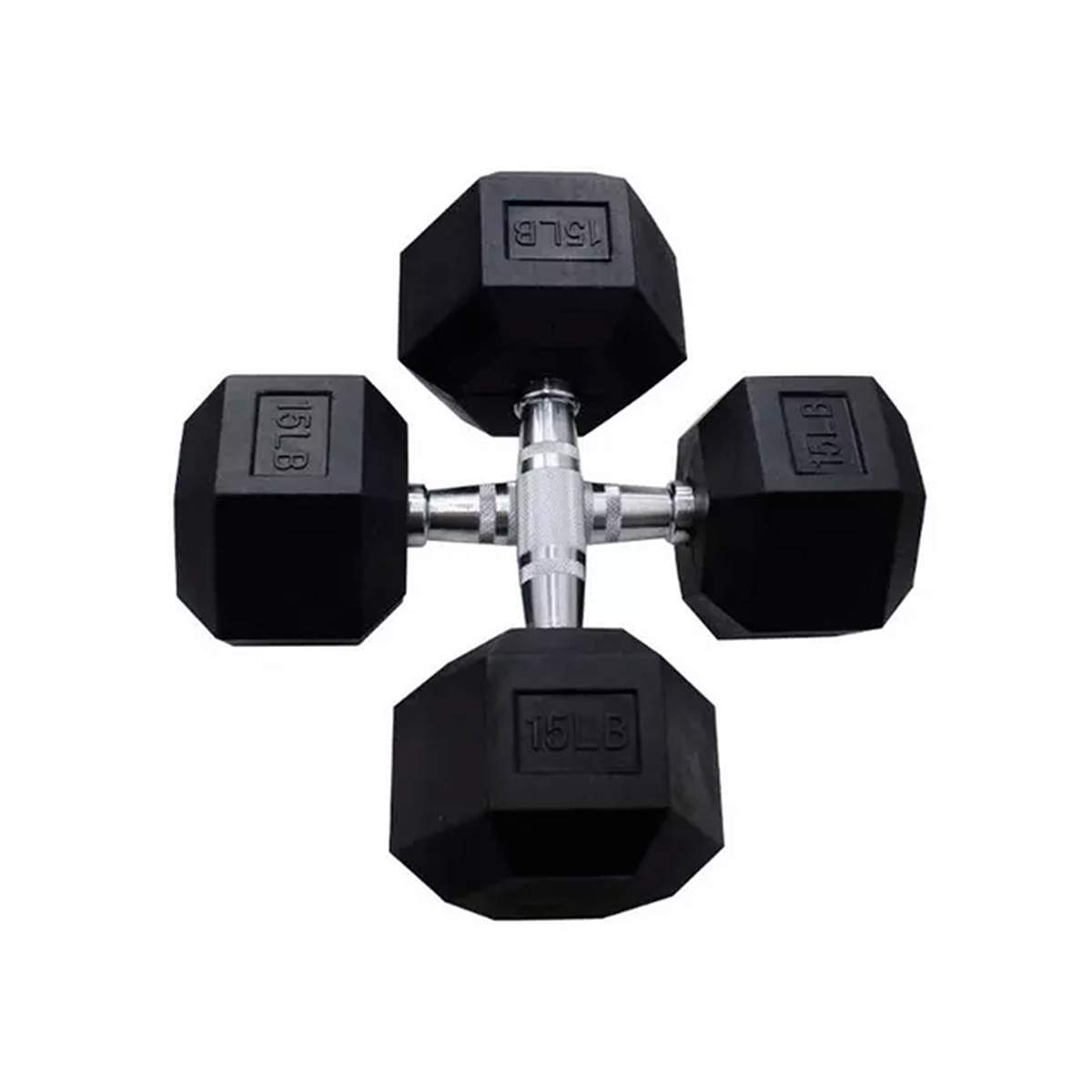 Par de Mancuernas de 30LB total 15 Lb c/u Pro