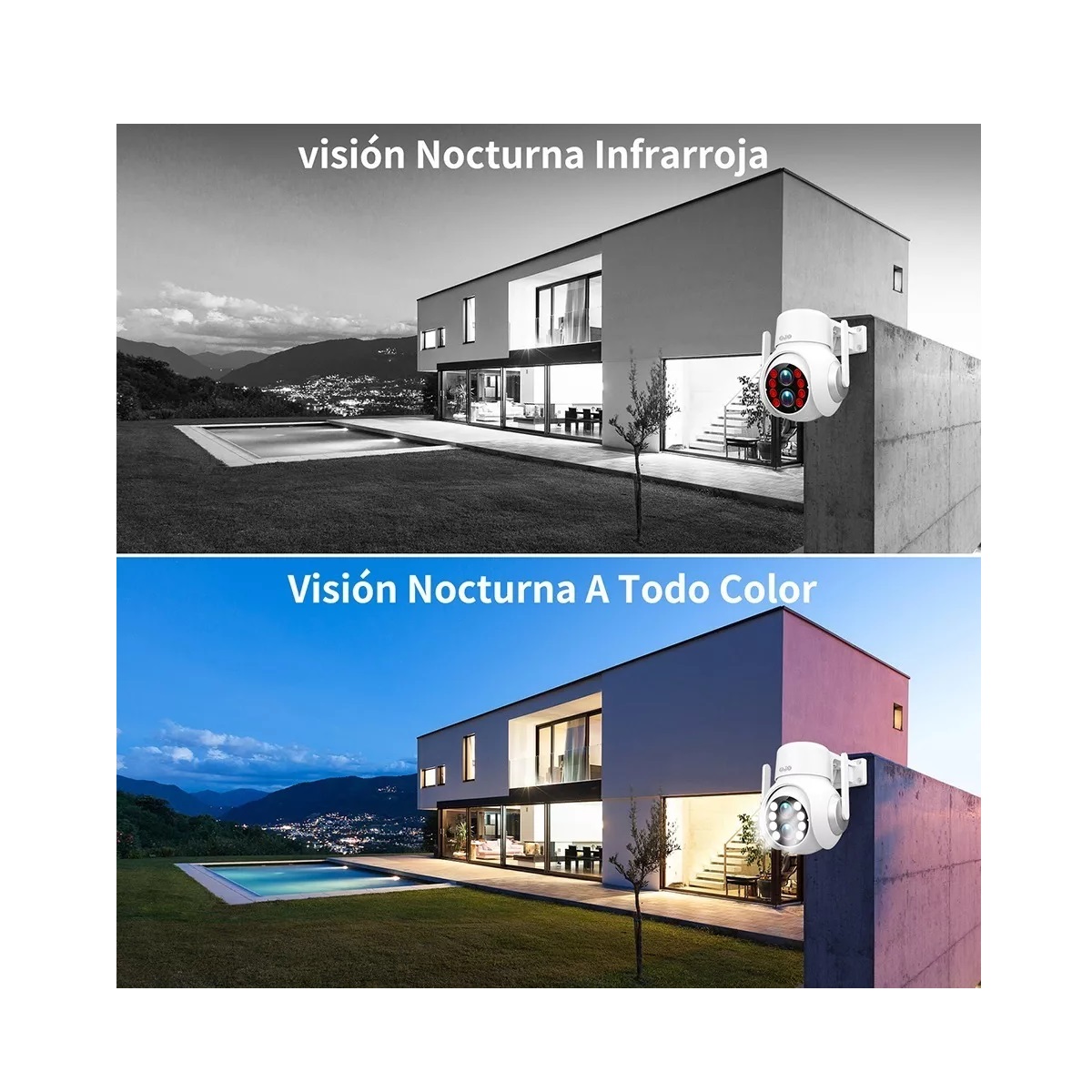 Cámara Seguridad Wifi Zoom Óptico 15x Dual Lente