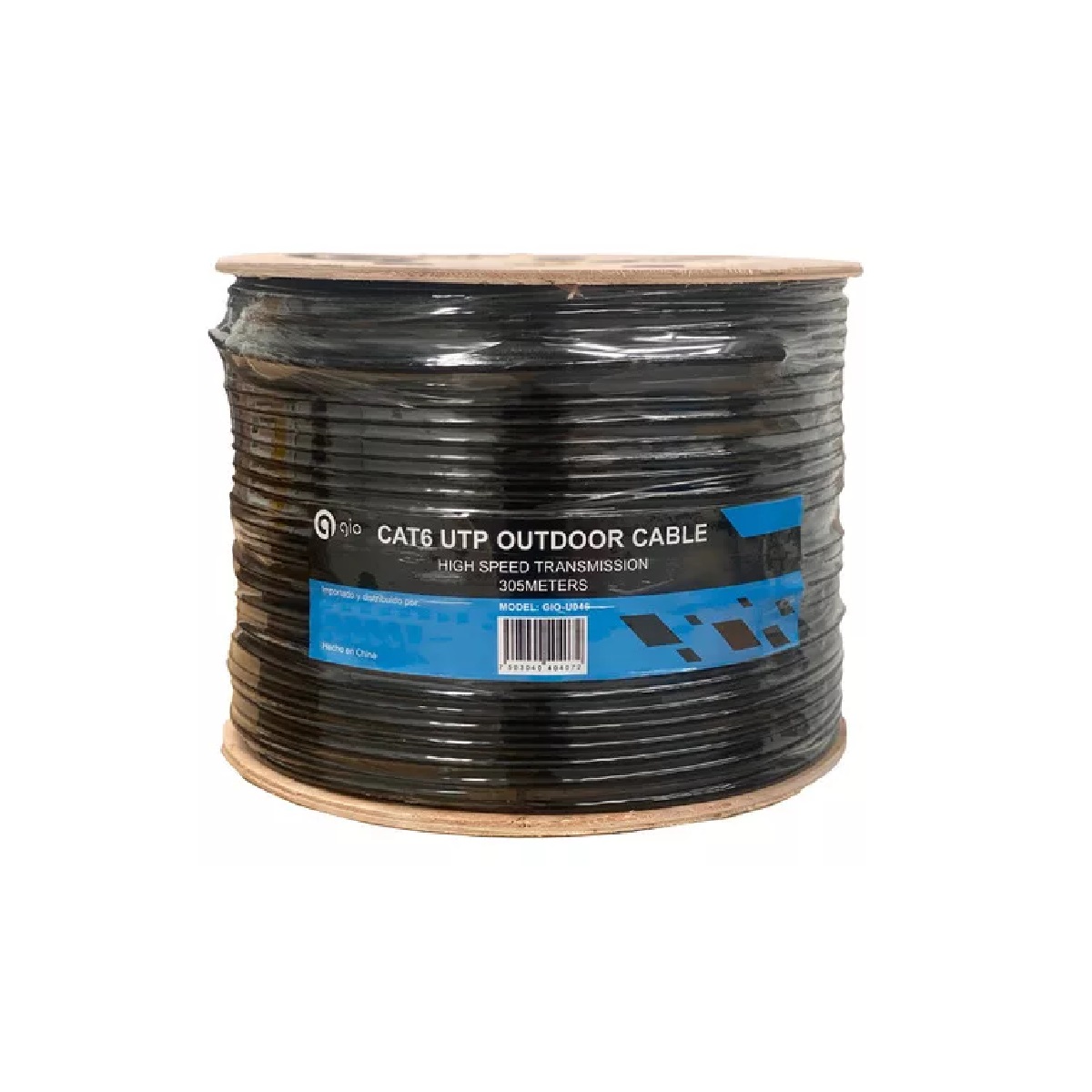 Cable De Red Utp Cat6 Blindado Para Exterior Bobina 305m