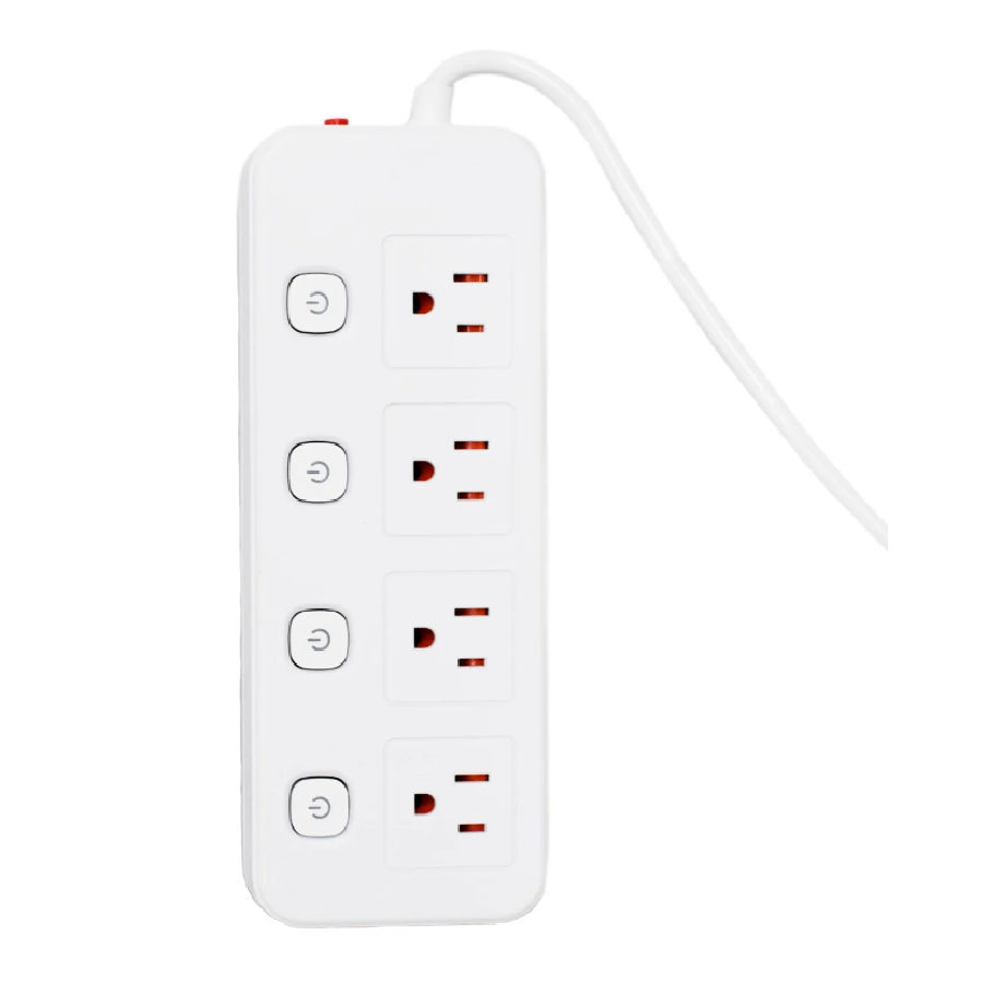 Barra Multicontacto Con 4 Enchufes