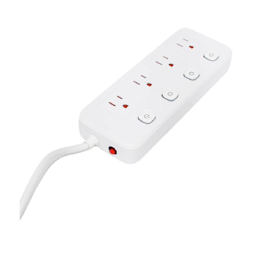 Barra Multicontacto Con 4 Enchufes