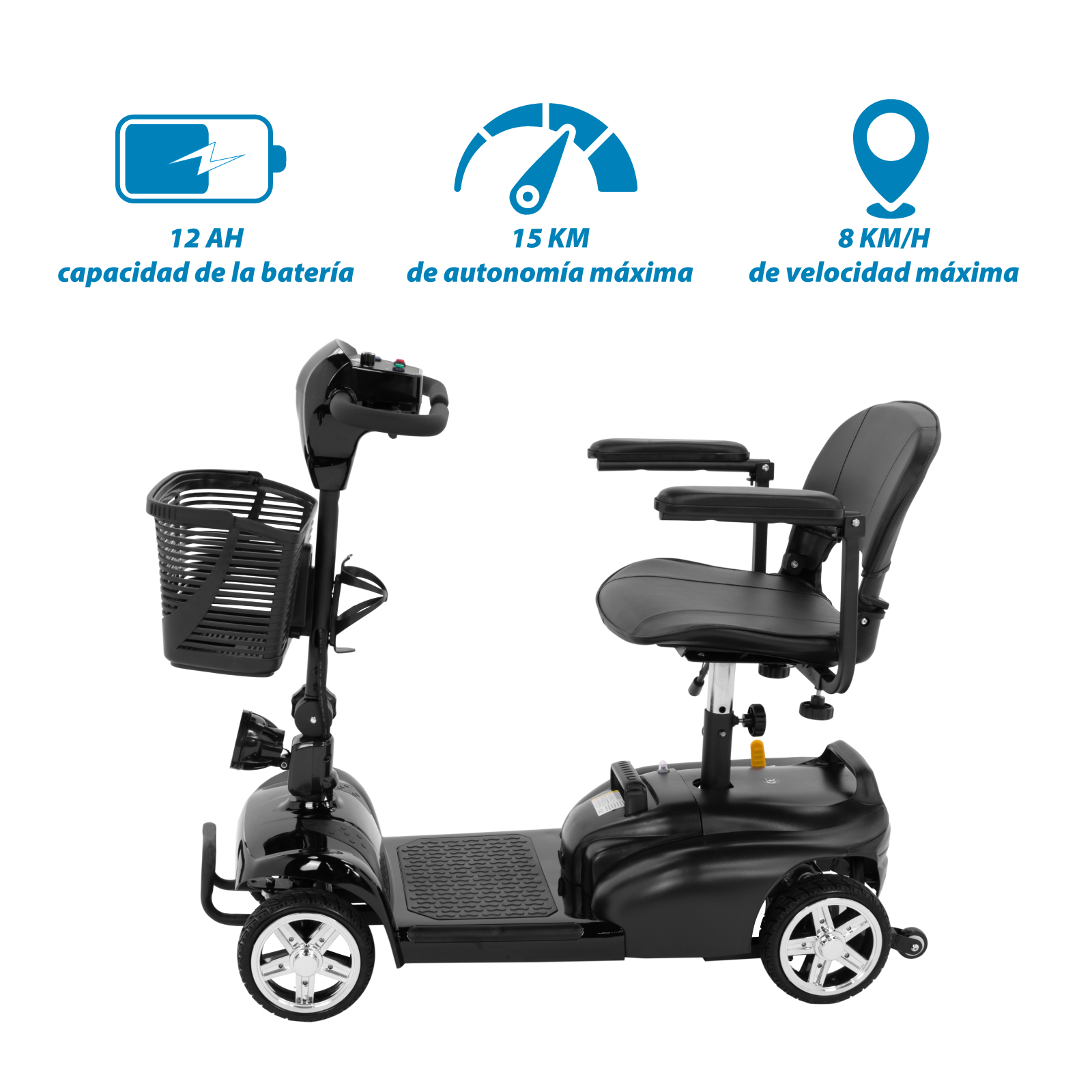 Onof DAKOTA Scooter Electrico Medico de 4 ruedas