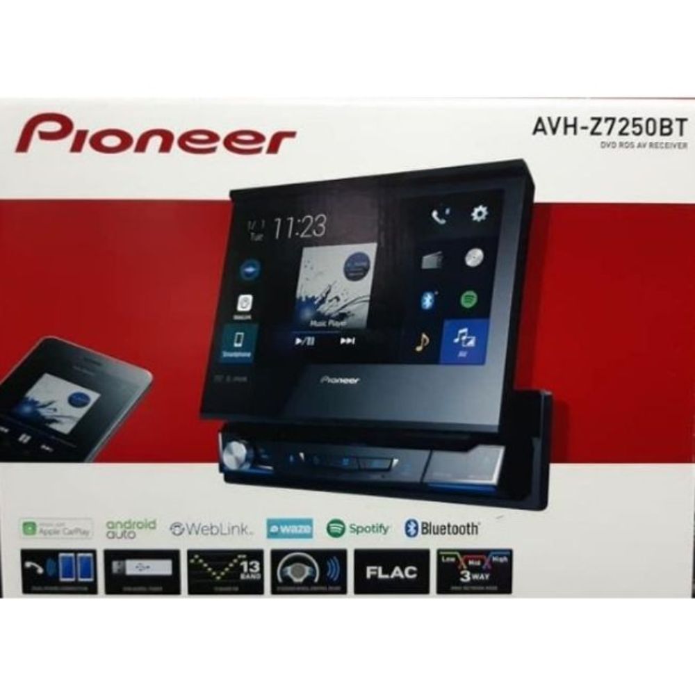 Autoestereo de pantalla tactil 7" PIONEER AVH Z7250BT CarPlay Android Auto