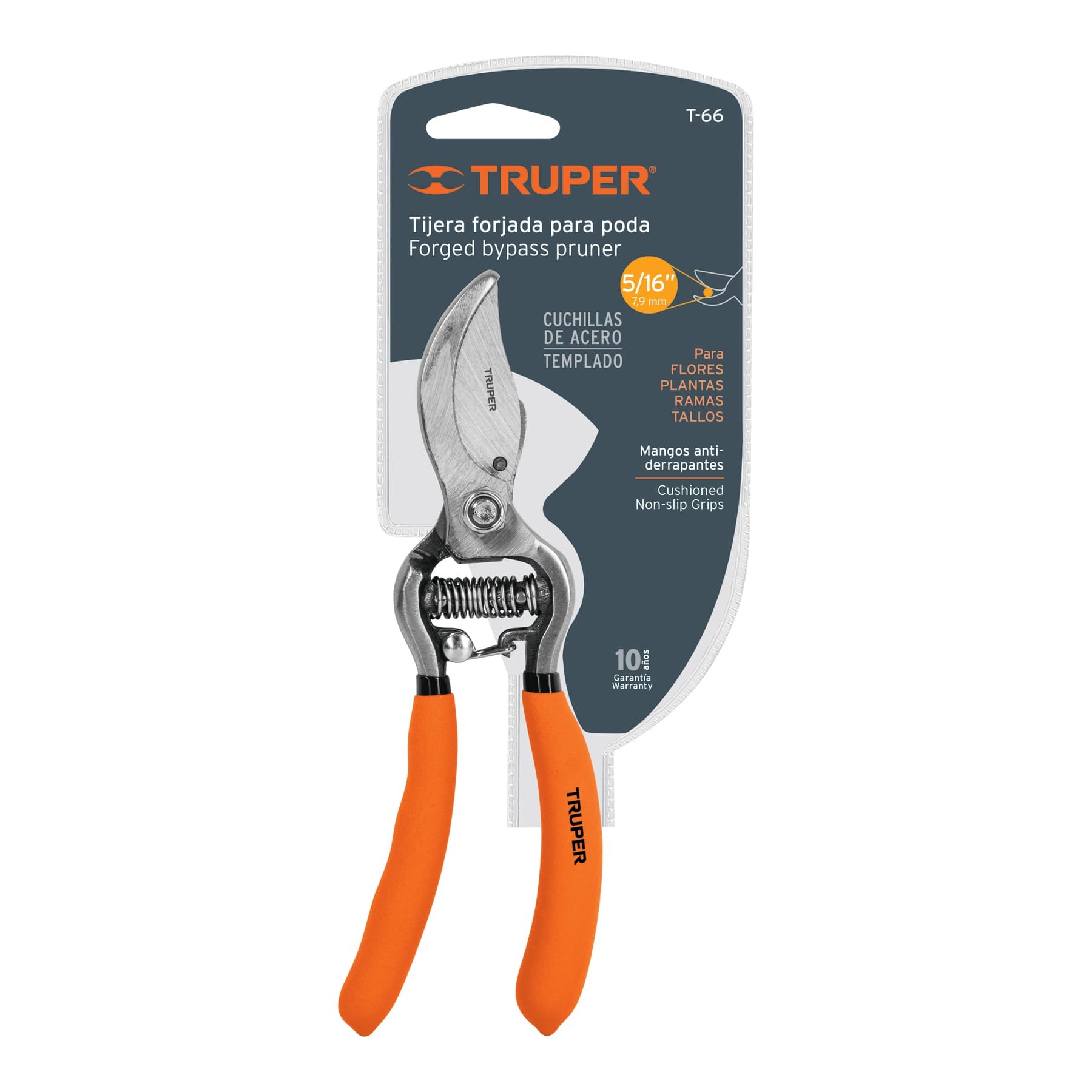 TIJERA FORJADA PARA PODA 6" PARA JARDINERÍA, TRUPER 18462