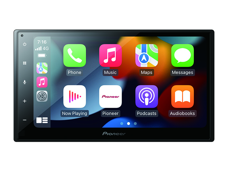 Autoestereo de pantalla 6.8" PIONEER DMH A5450BT CarPlay y AndroidAuto